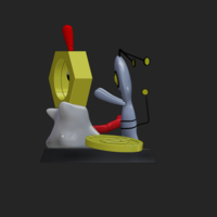 Gimmighoul and Meltan  Pokemon Diorama - Thumbnail 10