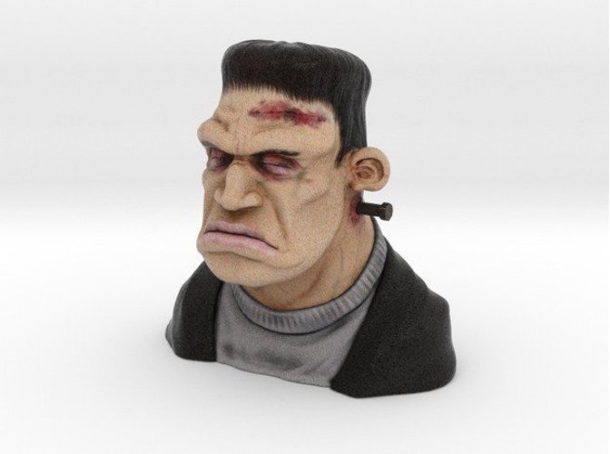 Frankie Figurine Bust Hollow 9cm Height 3D Print 50883