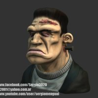 Frankie Figurine Bust Hollow 9cm Height - Thumbnail 4