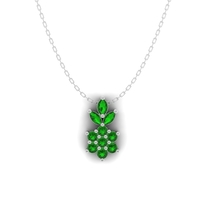 Leaf Diamond Pendant P 071 - Thumbnail 2