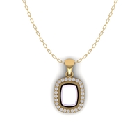 Pearl and Diamond Pendant P 069 - Thumbnail 2