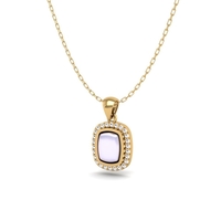 Pearl and Diamond Pendant P 069 - Thumbnail 3