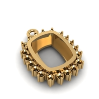 Pearl and Diamond Pendant P 070 - Thumbnail 4