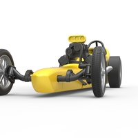 Front engine old school dragster with shell V3 1:25 - Thumbnail 5