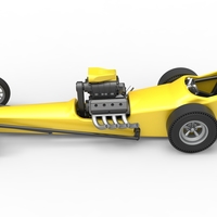 Front engine old school dragster with shell V3 1:25 - Thumbnail 9