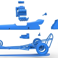 Front engine old school dragster with shell V3 1:25 - Thumbnail 19
