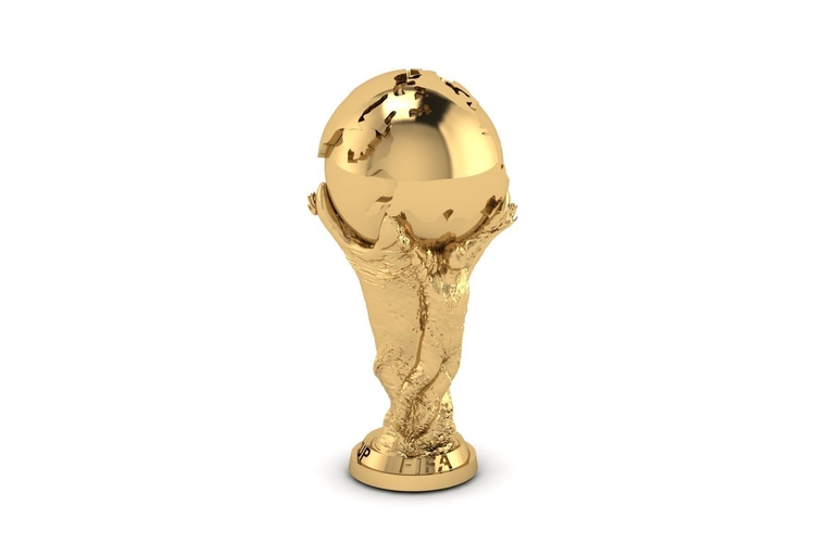 World Cup Trophy Pendant P 064 3D Print 508931