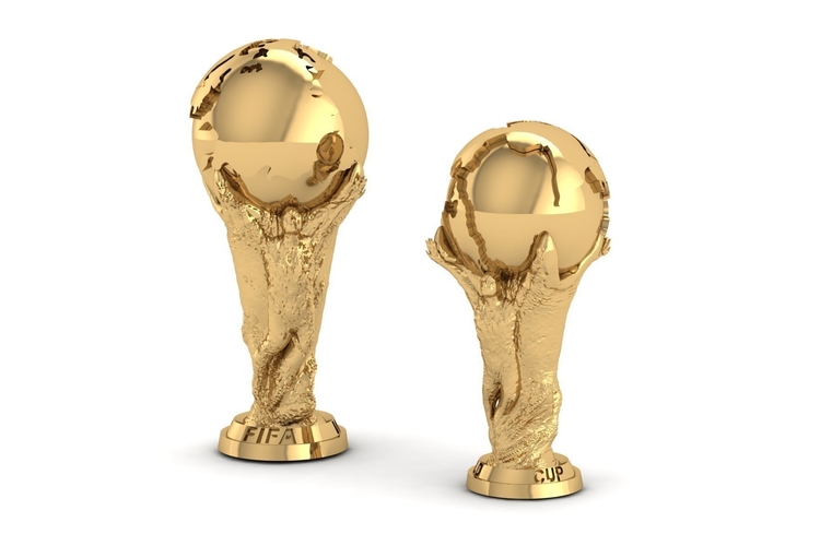 World Cup Trophy Pendant P 064 3D Print 508932