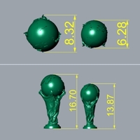 World Cup Trophy Pendant P 064 - Thumbnail 5