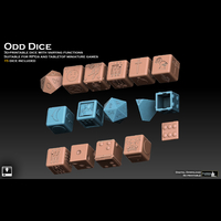 Small Odd Dice Pack 3D Printing 509026