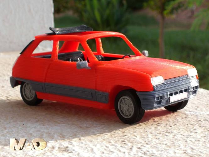'80 rally car 3D Print 50912