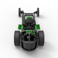 Front engine old school dragster with V8 Version 2 Scale 1:25 - Thumbnail 12