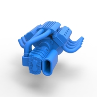 Engine V8 with Potvin Supercharger 1:25 - Thumbnail 4