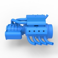 Engine V8 with Potvin Supercharger 1:25 - Thumbnail 10