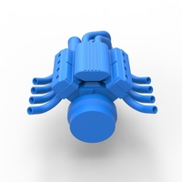 Engine V8 with Potvin Supercharger 1:25 - Thumbnail 14