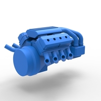 Engine V8 with Potvin Supercharger 1:25 - Thumbnail 15