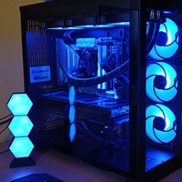 HEXAGONAL AMBIENT LED LAMP - Thumbnail 1