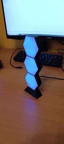 HEXAGONAL AMBIENT LED LAMP 3D Print 509171