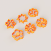 FLOWERS POLYMER CLAY CUTTER - Thumbnail 3