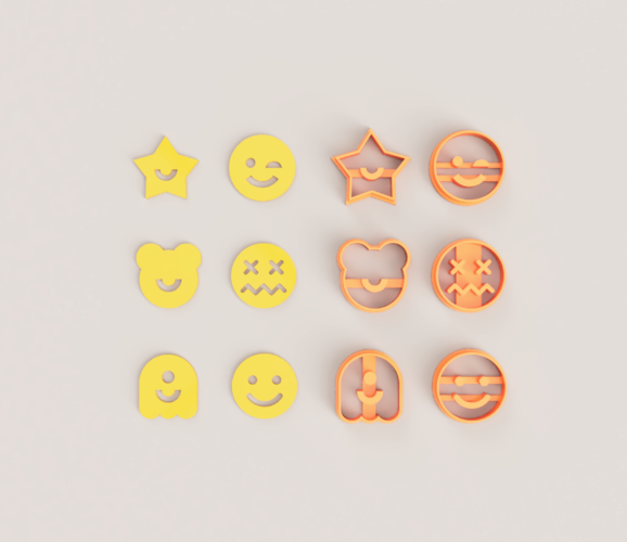 SMILES POLYMER CLAY CUTTER 3D Print 509210