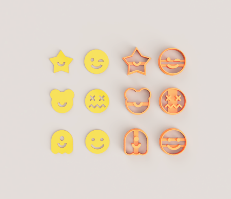 SMILES POLYMER CLAY CUTTER