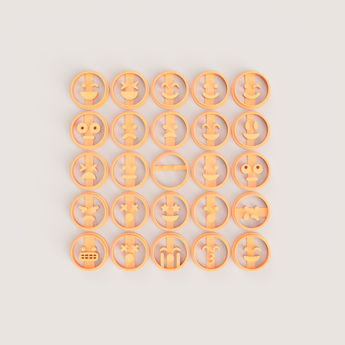 EMOJI COOKIE CUTTER SET 3D Print 509218