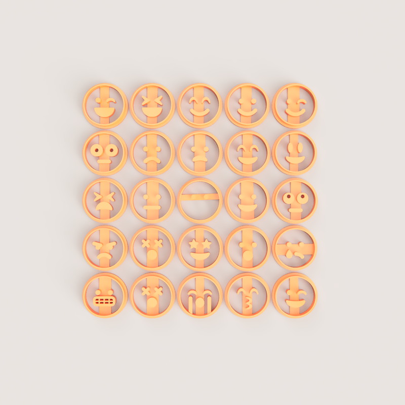 EMOJI COOKIE CUTTER SET