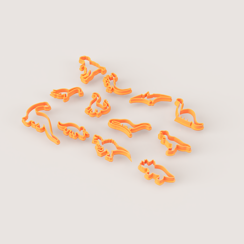 DINO CUTTER SET 3D Print 509223