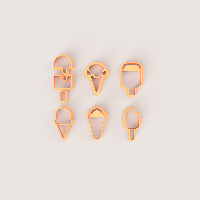ICE CREAM POLYMER CUTTER SET