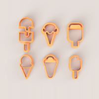 ICE CREAM POLYMER CUTTER SET - Thumbnail 2