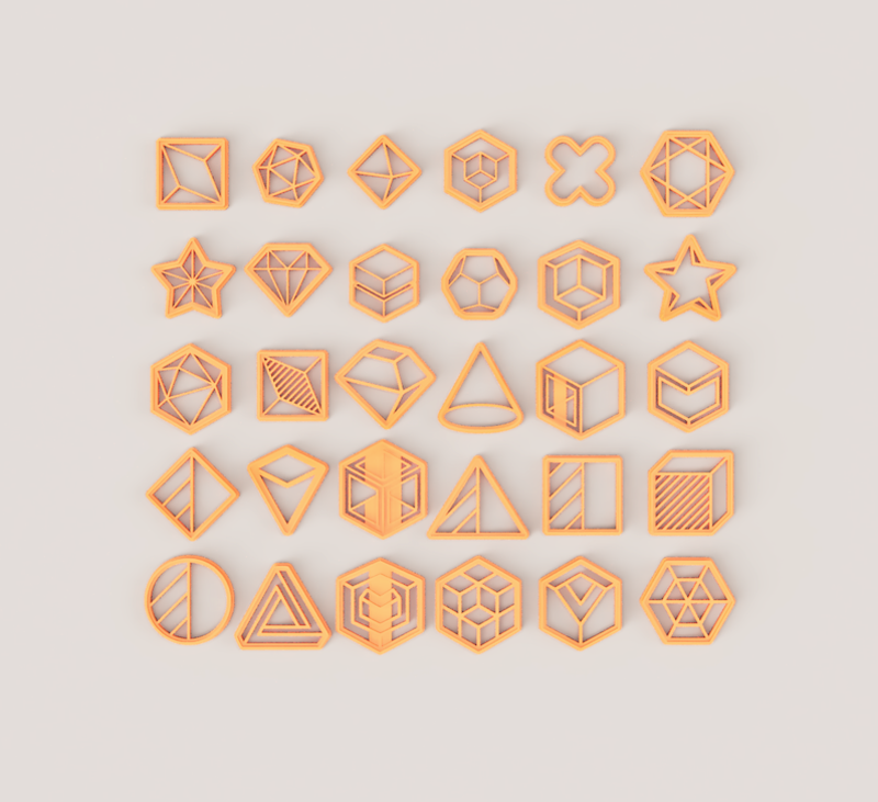 GEOMETRY COOKIE CUTTER SET