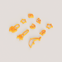 SEA ANIMALS POLYMER CLAY CUTTER - Thumbnail 2