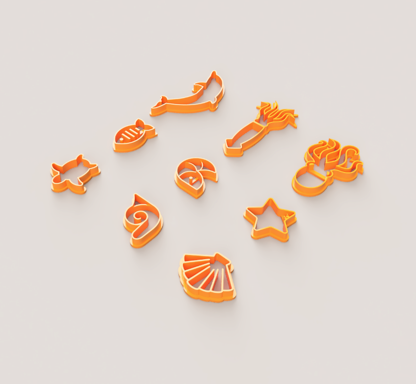 Balloon Dog polymer clay, cookie cutters - Polymer clay tools - 3d printed  polymer clay cutters