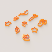 SEA ANIMALS POLYMER CLAY CUTTER - Thumbnail 3