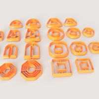 GEO POLYMER CLAY CUTTER SET - Thumbnail 6