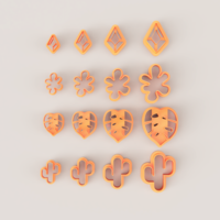 Small NATURE POLYMER CUTTER SET 3D Printing 509273