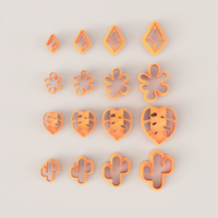 Small NATURE POLYMER CUTTER SET 3D Printing 509276