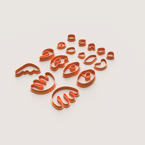 ORGANIC POLYMER CUTTER SET 3D Print 509286