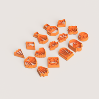 ART DECO PART 2 POLYMER CUTTER SET - Thumbnail 2