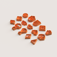 ART DECO PART 2 POLYMER CUTTER SET - Thumbnail 5