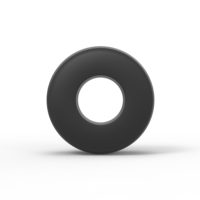 Dragster rear tire at speed Scale 1:25 - Thumbnail 5