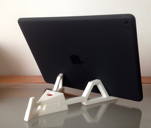 3D Printed Desktop Stand for iPad Pro. 