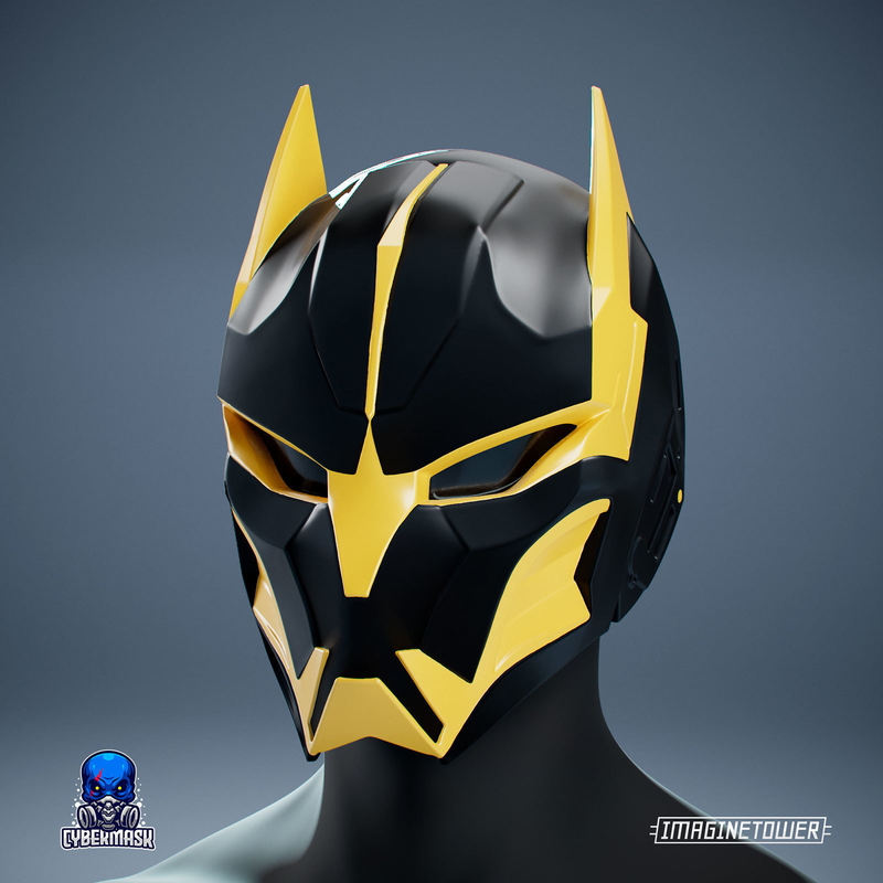 Cyber Cat Sci-fi Mask