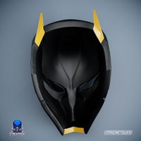 Cyber Cat Sci-fi Mask - Thumbnail 3