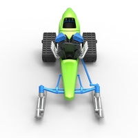 Front engine old school snow dragster Version 2 Scale 1:25 - Thumbnail 6