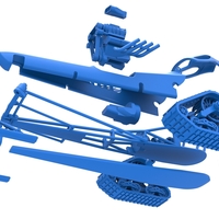 Front engine old school snow dragster Version 2 Scale 1:25 - Thumbnail 16