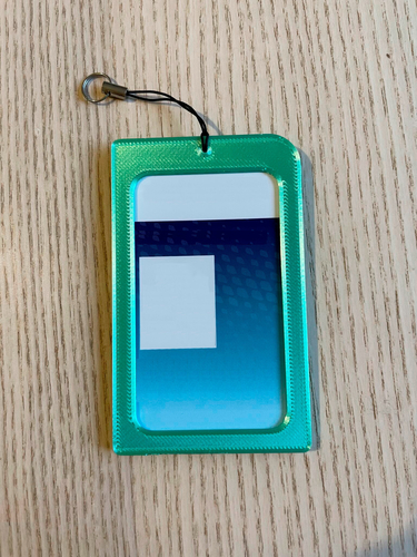 Badge holder for identification card. Badgeholder 3D Print 509476