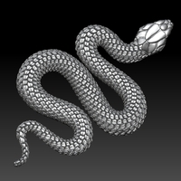 Small snake 3D Printing 509511