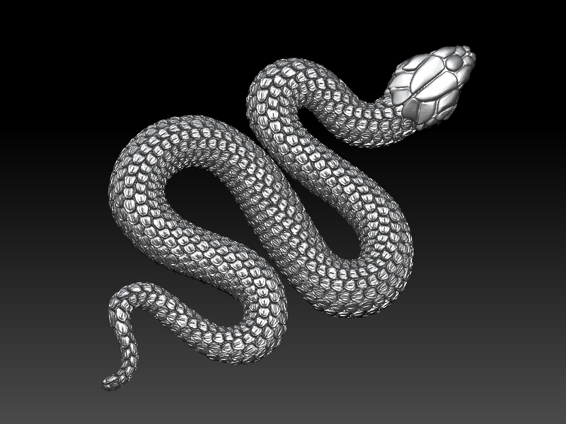 3D Printed snake by ExplorerPaydi