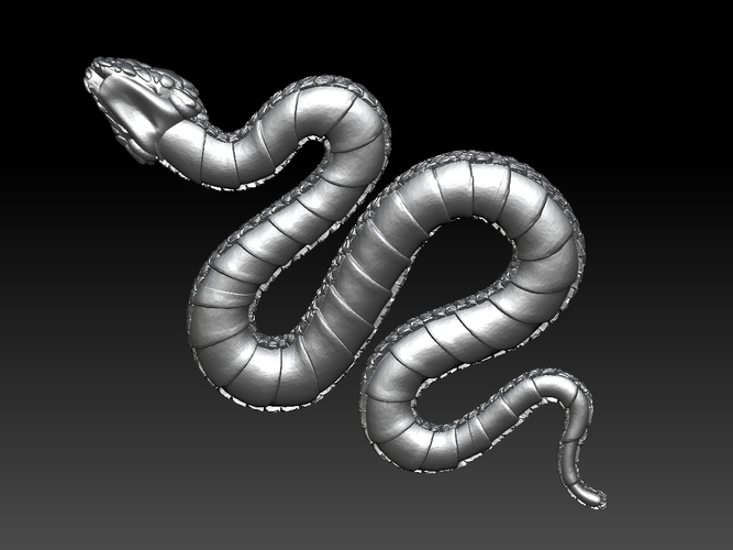 Snake Stuffed Animal 3D Printed Snake Toys 3D Printed Animals